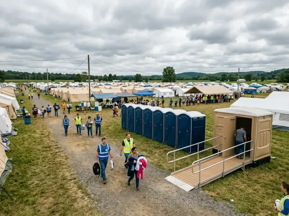 disaster-relief-camp-restrooms-010 — frequently asked questions, Dumpster & Portable Bathrooms Rental in Warson Woods, MO